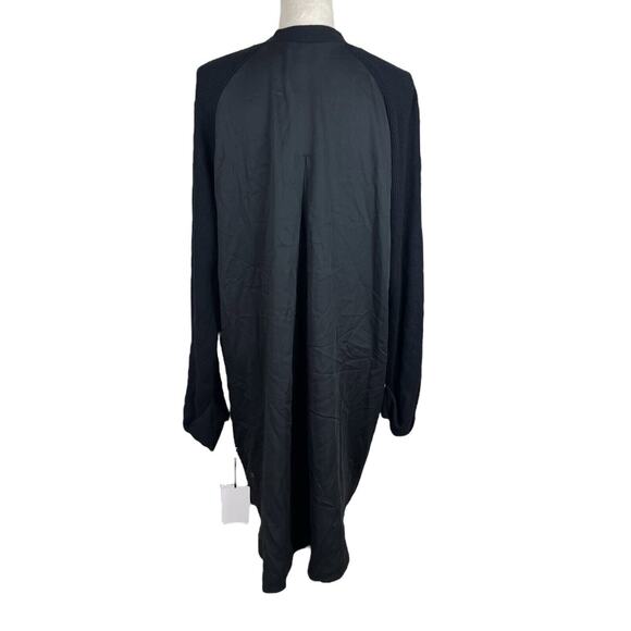 Lululemon Still At Ease Wrap Black Knit Cashlu Open Front Cardigan Size 12 NEW - Picture 6 of 9